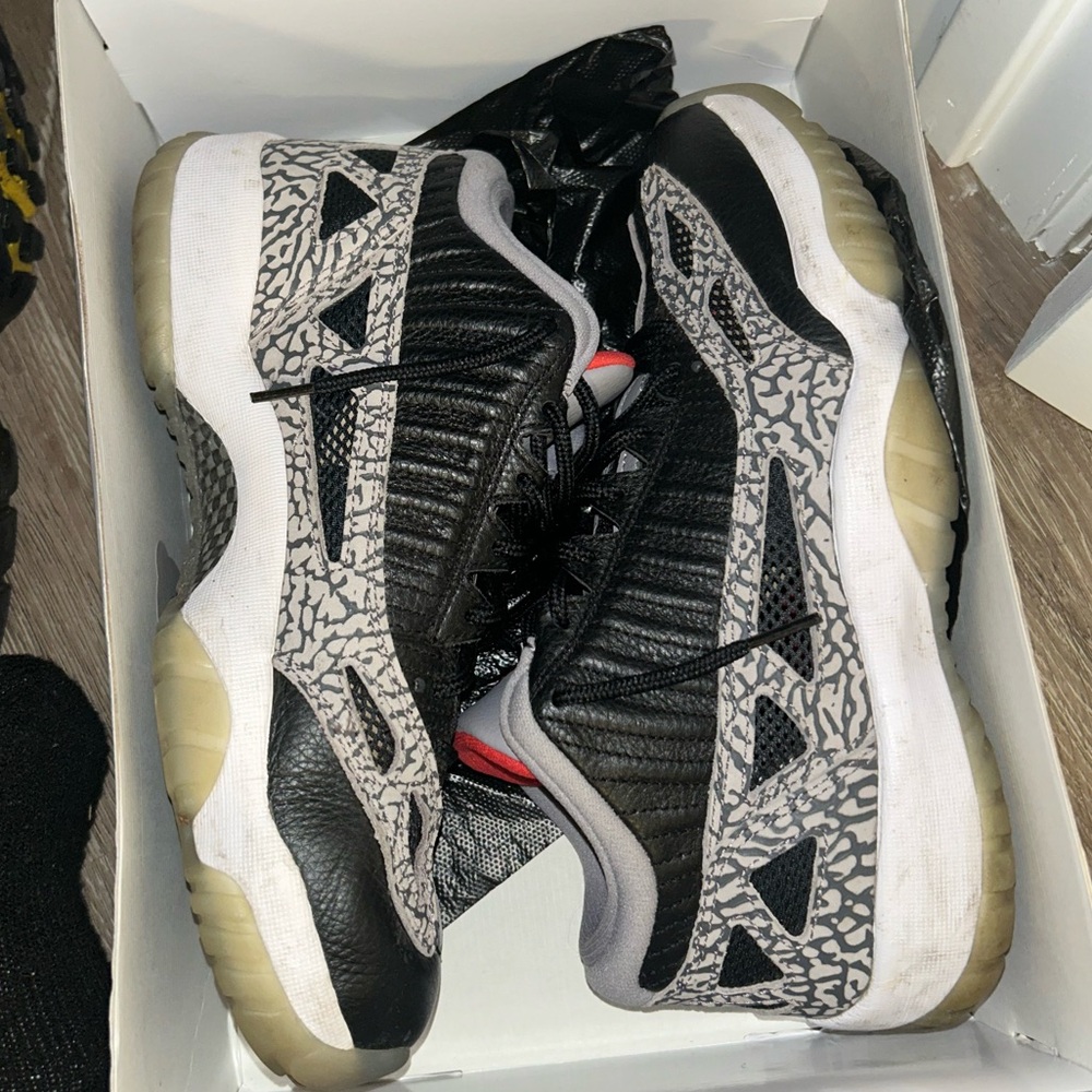 Jordan Black and Gray Sneakers